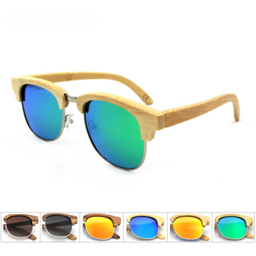 FQ marque cool haute qualité personnalisé polarisé homme lunettes de soleil en bambou